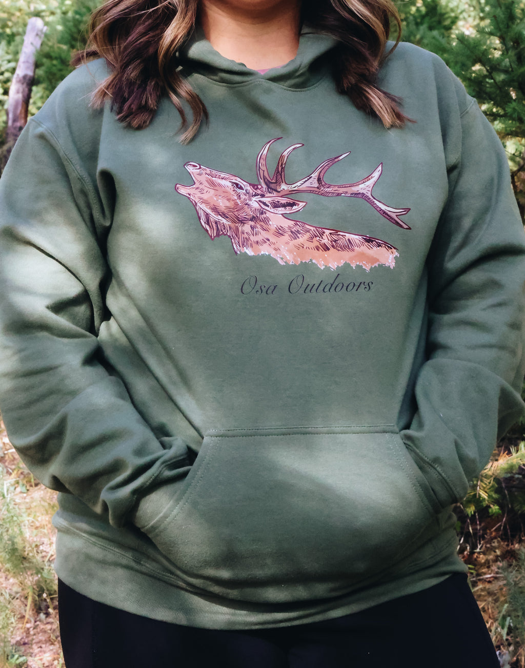 Bugling Elk Hoodie