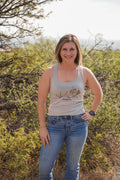 Elk Antler and Cactus Tank (color)