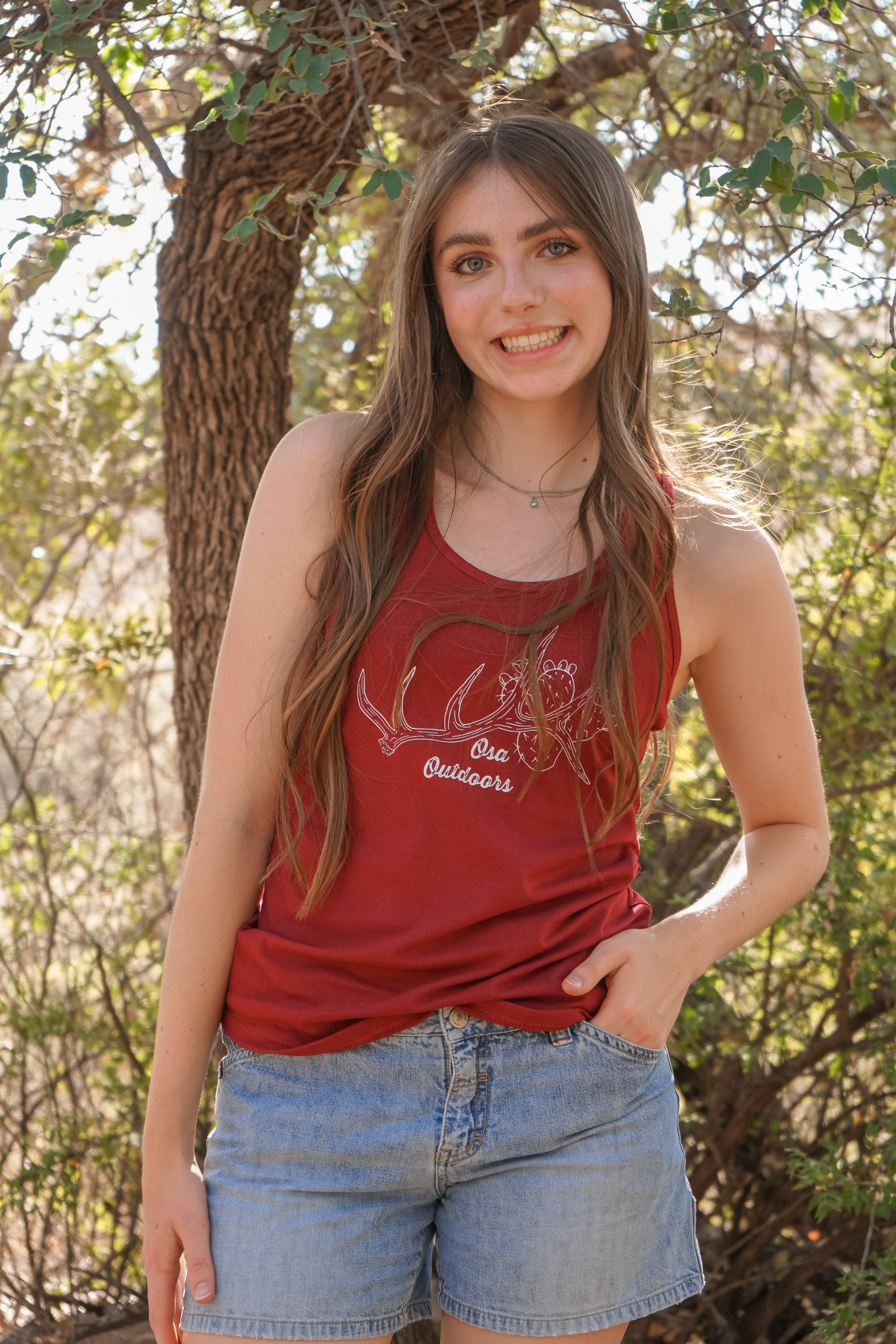 Elk Antler and Cactus Tank