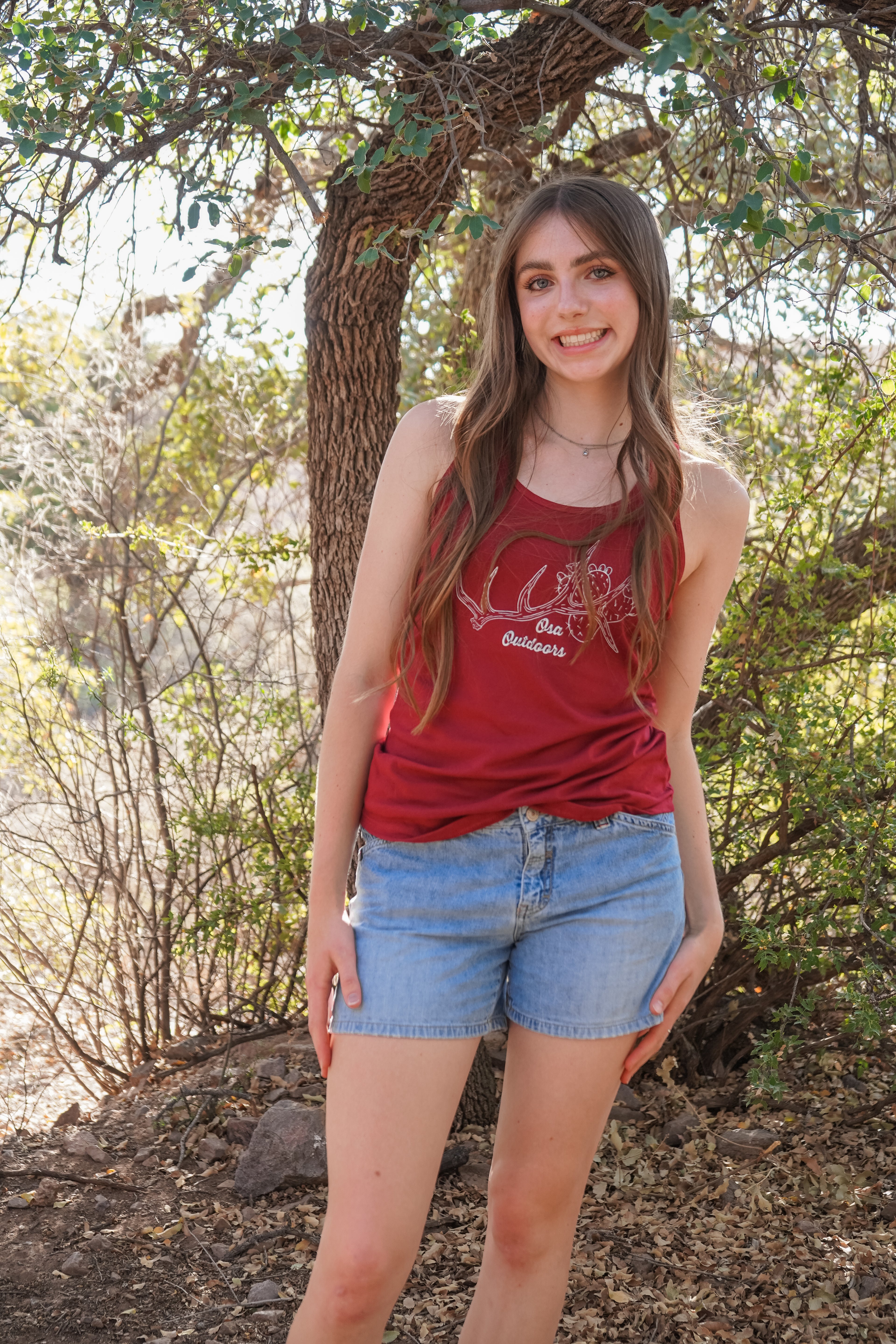 Elk Antler and Cactus Tank