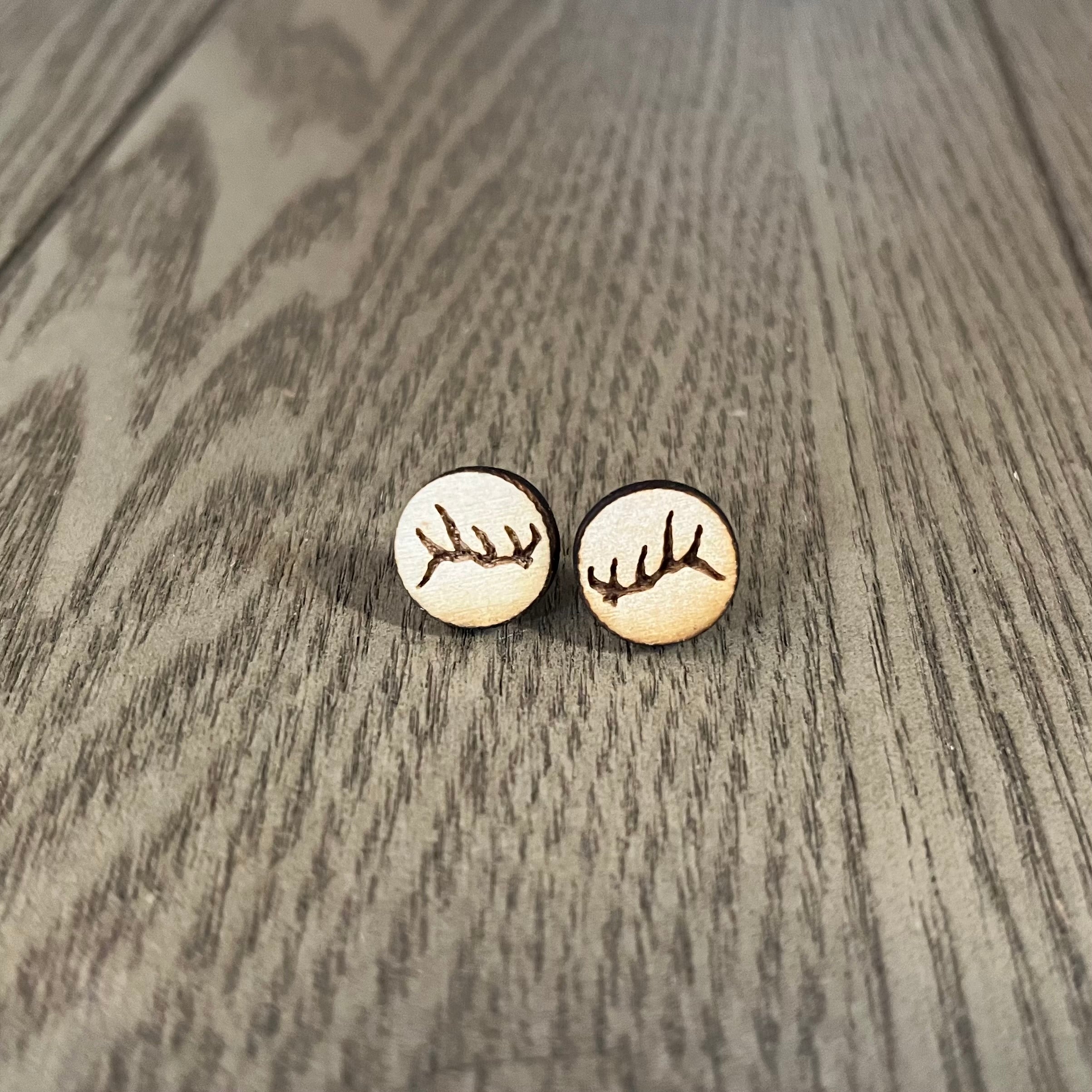 Elk Antler Stud