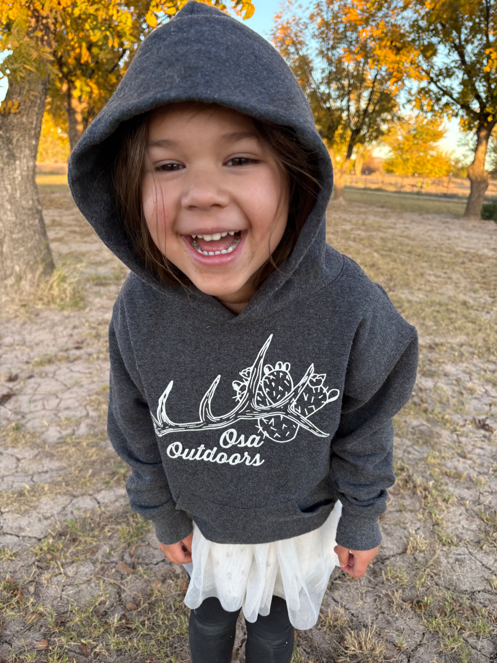 Elk horn and cactus hoodie