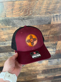 Maroon Zia with Elk Horn