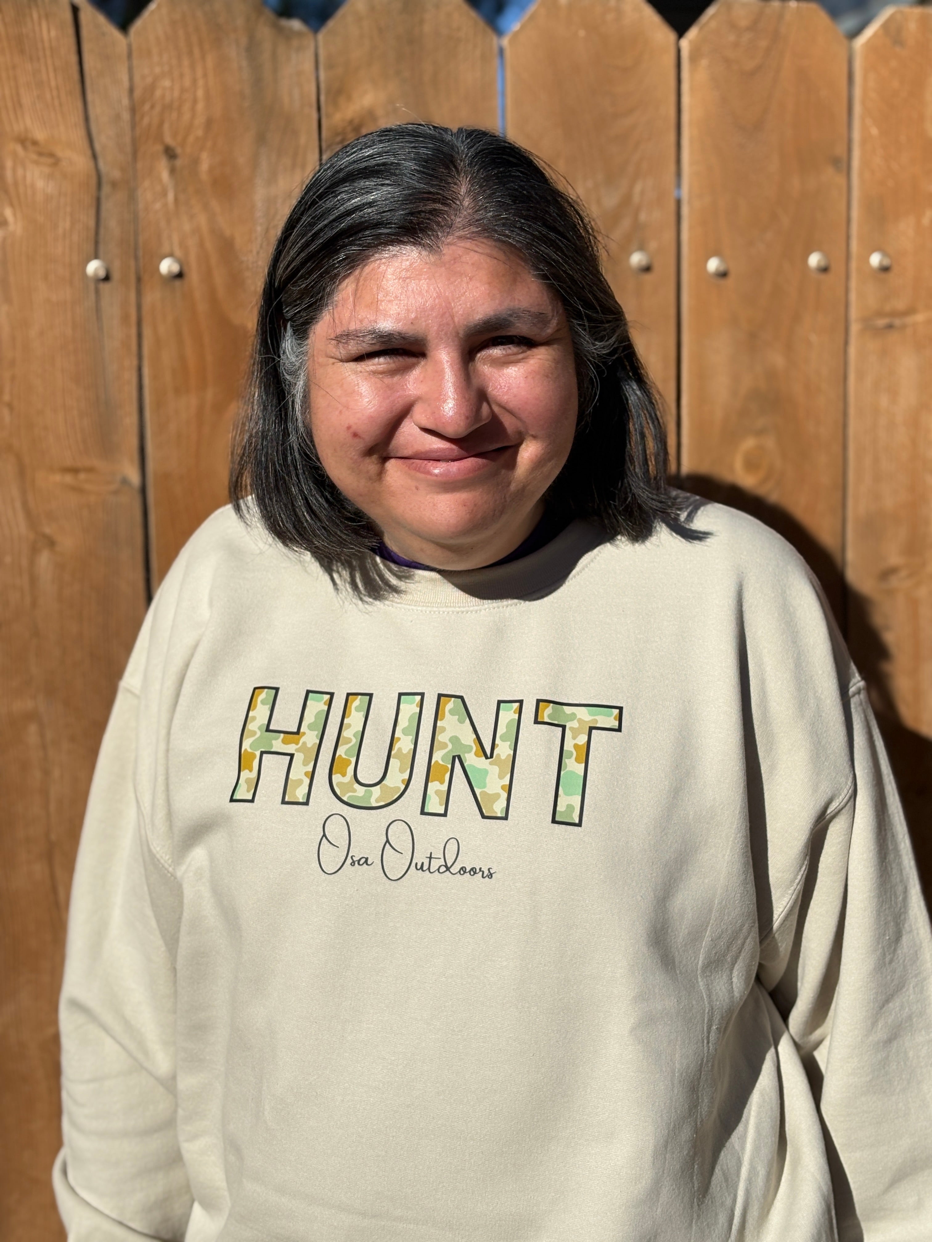 Hunt Sweater (green camo)