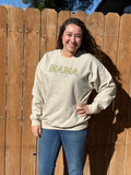 Mama Camo Sweater (green)