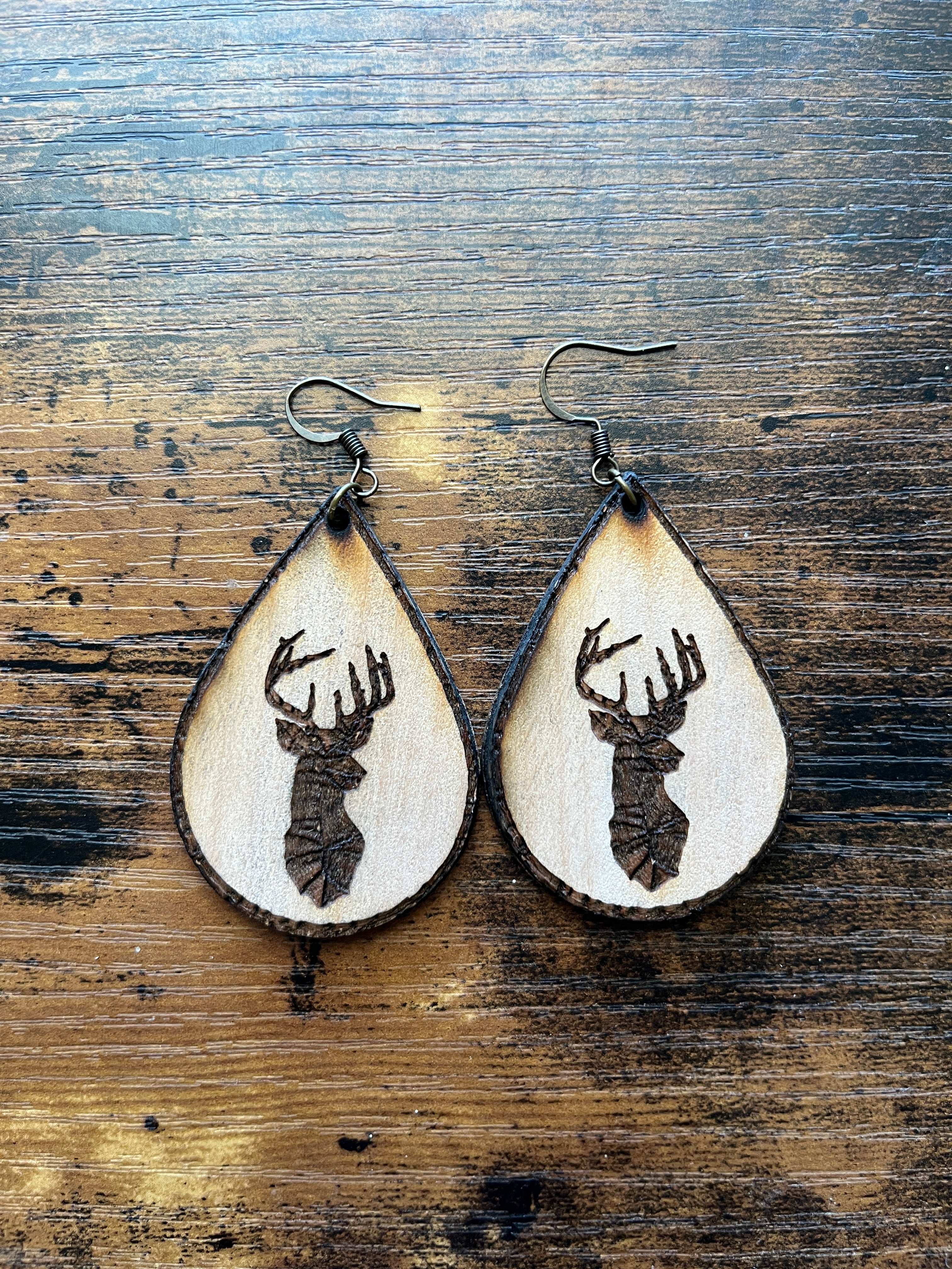 Deer Silhouette Dangles