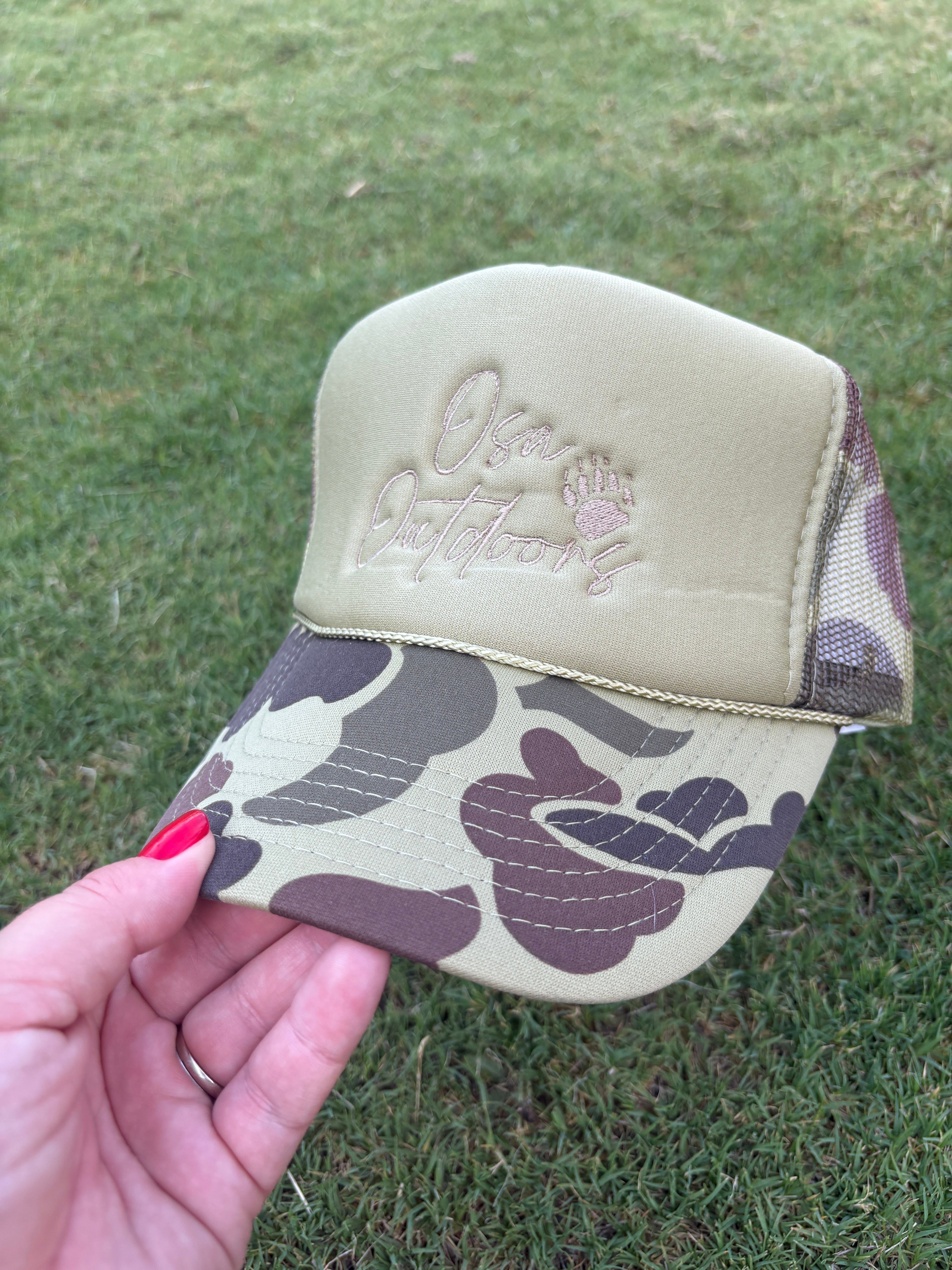 Camo Foam Trucker Hat (Green/Light Loden)