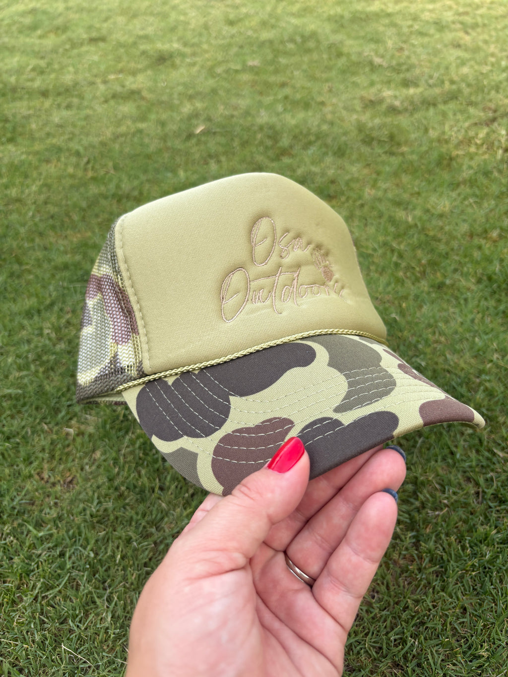 Camo Foam Trucker Hat (Green/Light Loden)