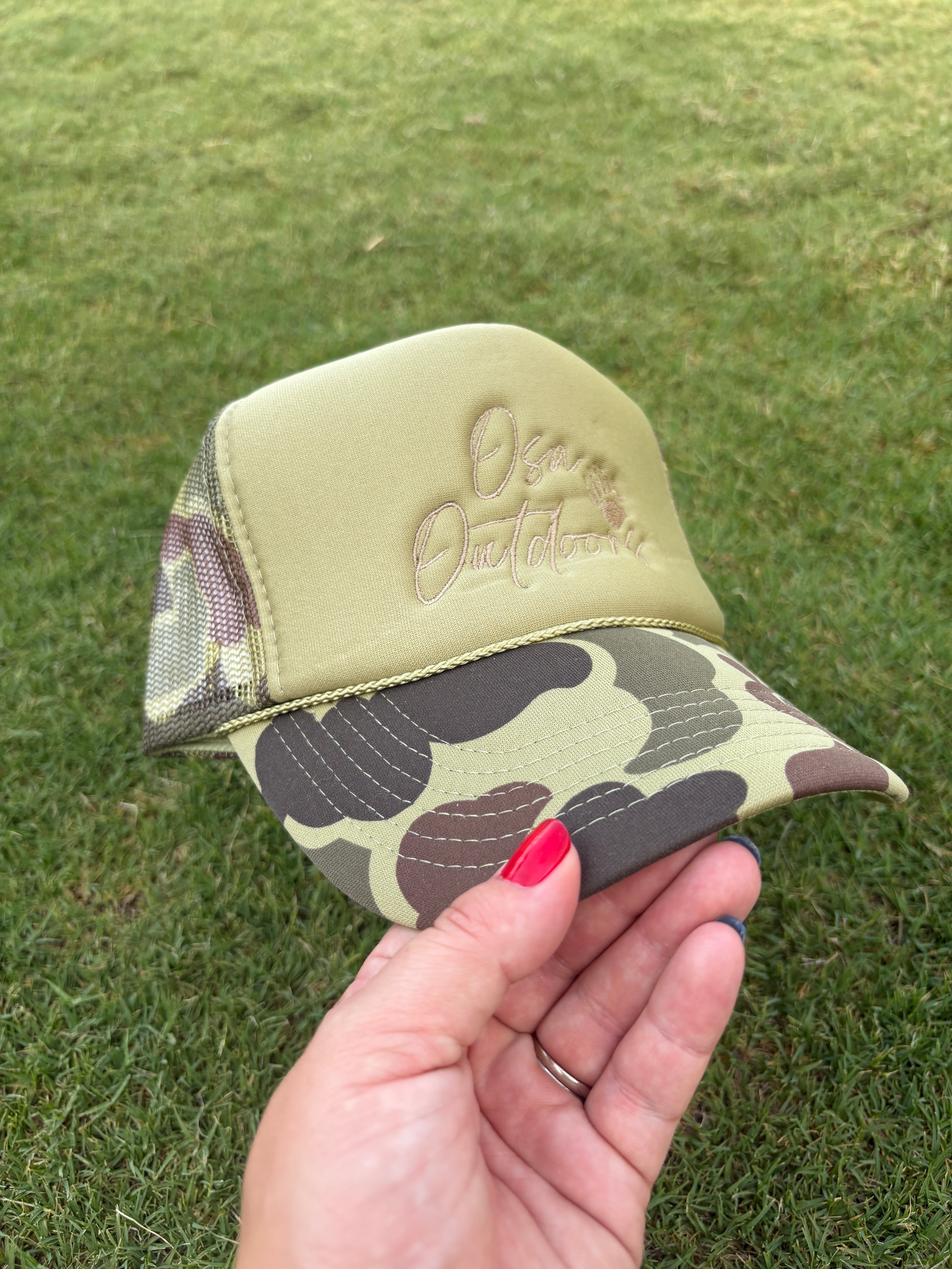 Camo Foam Trucker Hat (Green/Light Loden)