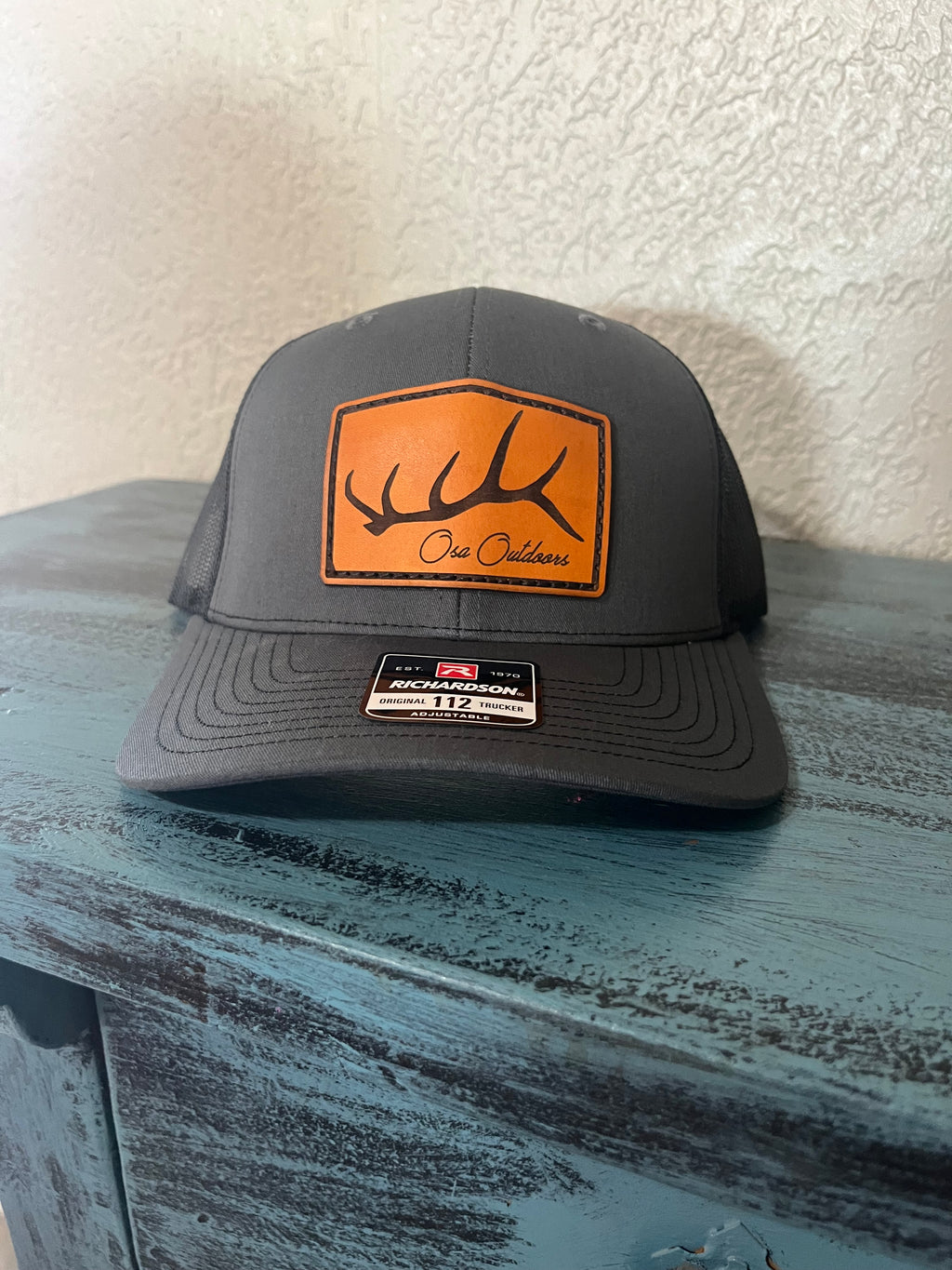 Elk Horn Patch (charcoal)