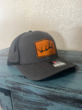 Elk Horn Patch (charcoal)
