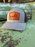 Elk Horn Patch (light grey)